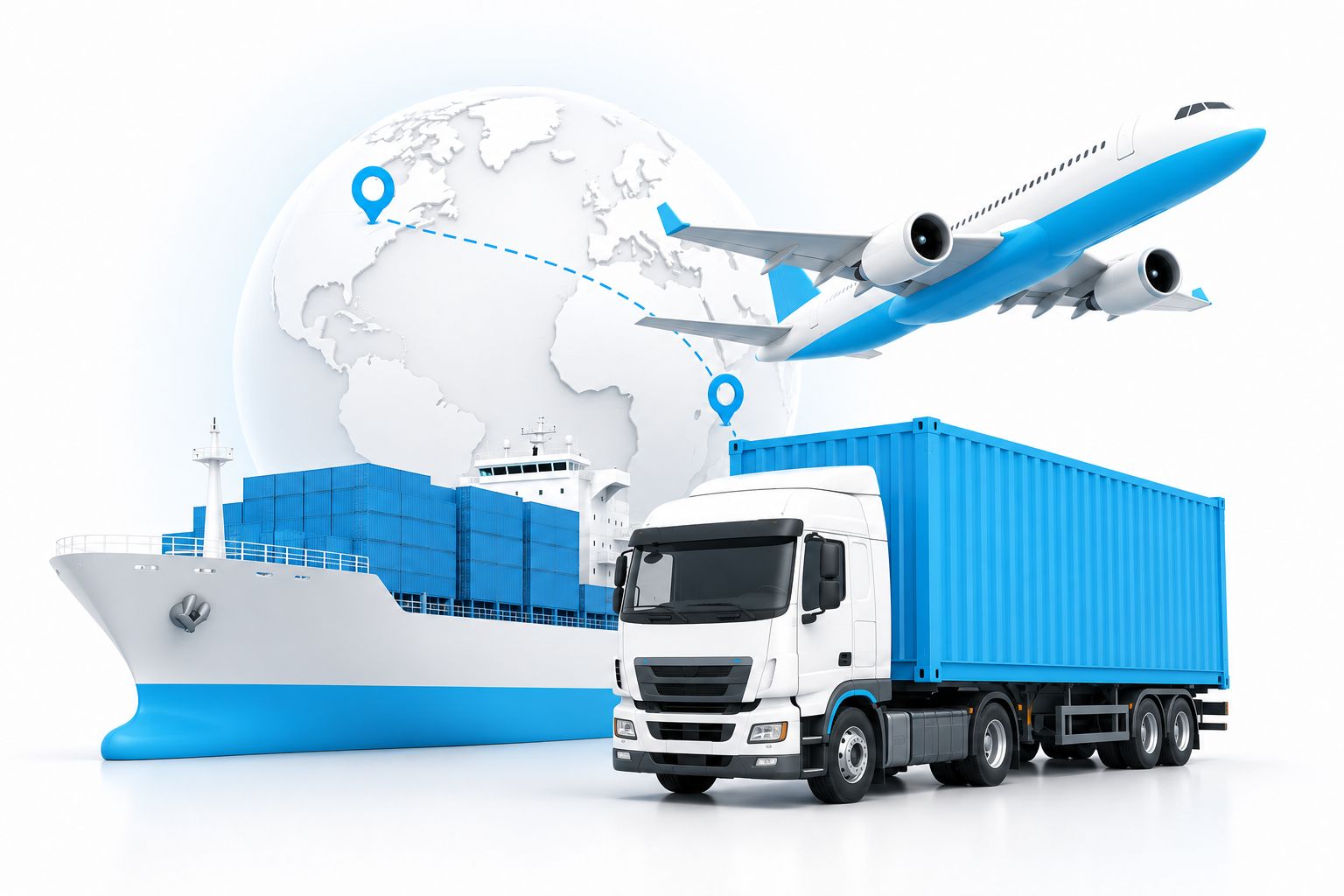 Freight Forwarding Service illustration